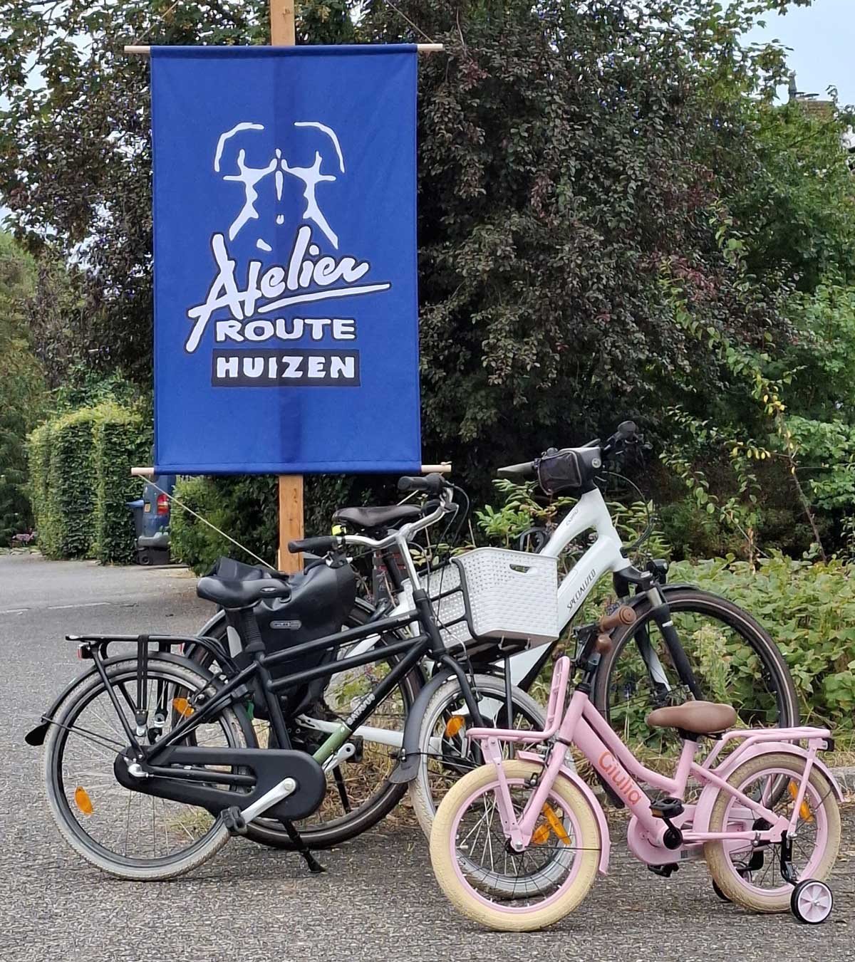 Atelierroute Huizen banier
